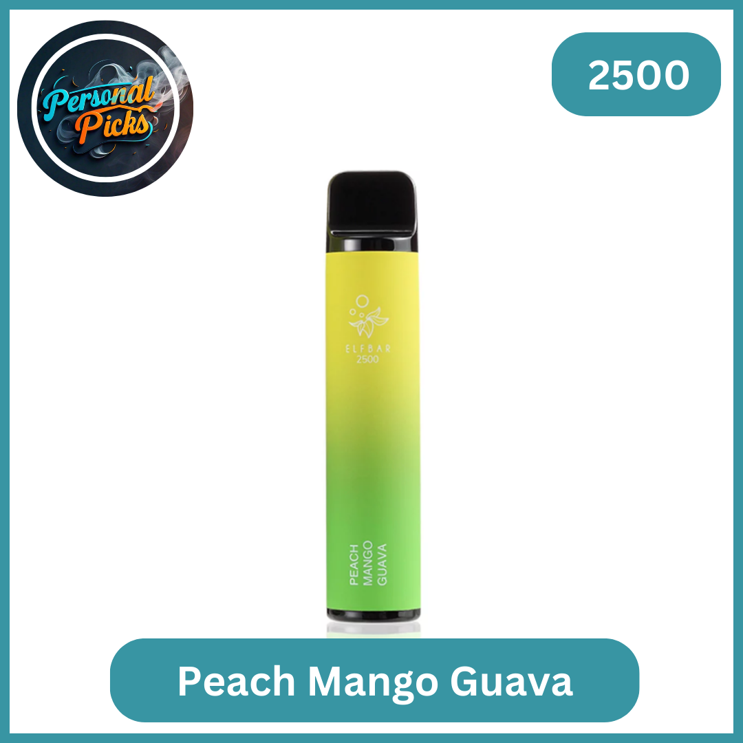 Elfbar 2500 Puff (5%) Peach Mango Guava