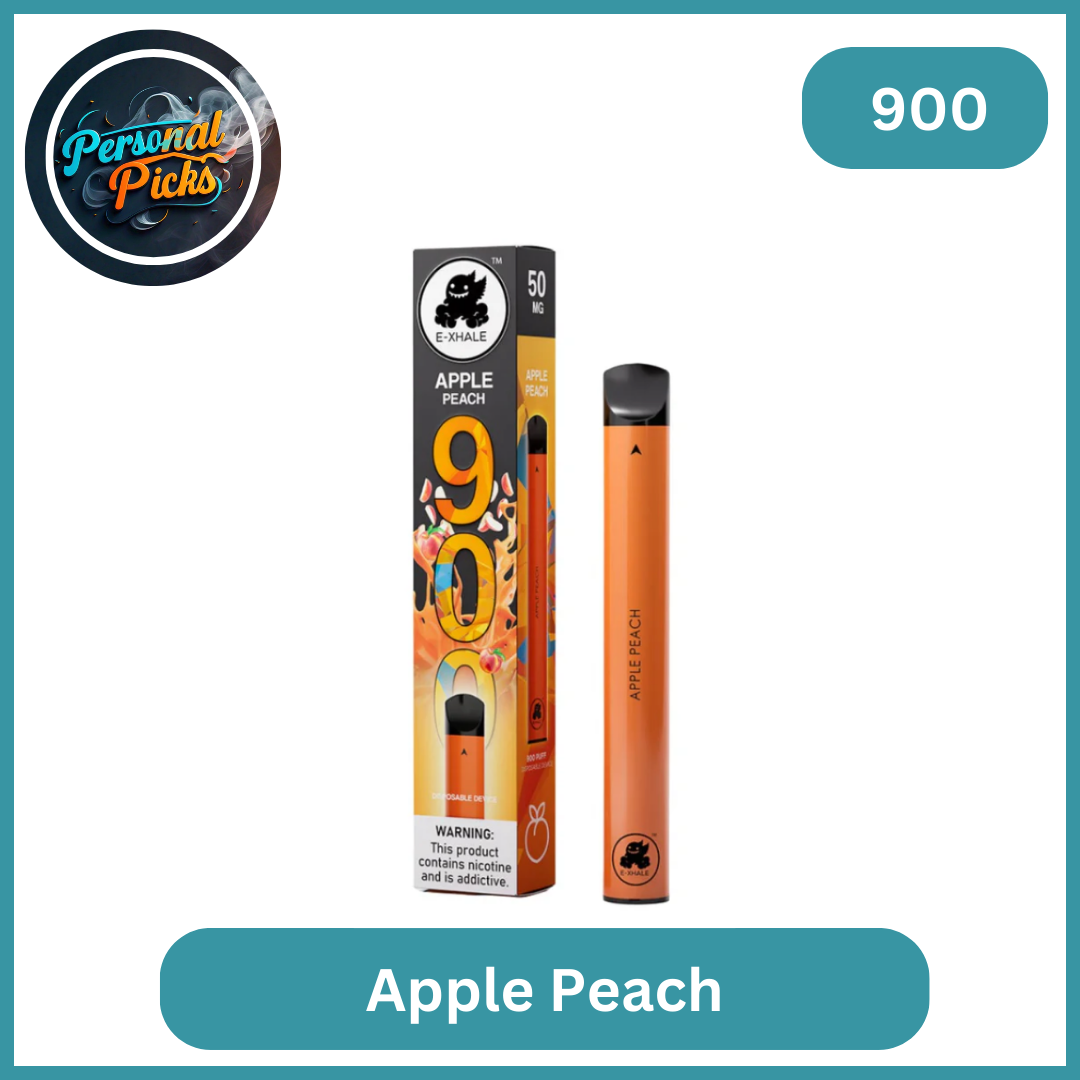 E-Xhale 900 Puff (5%) Apple Peach
