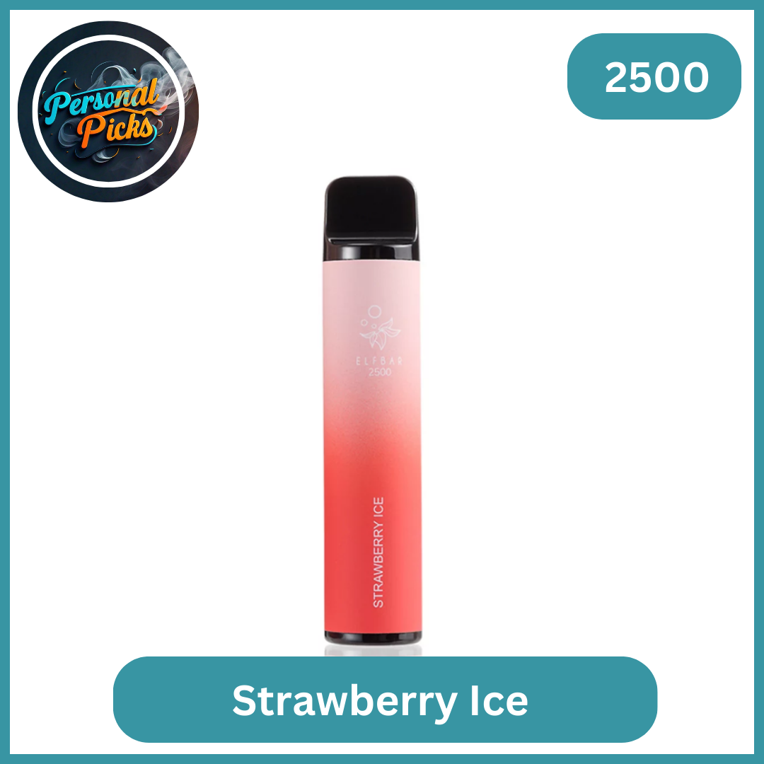 Elfbar 2500 Puff (5%) Strawberry Ice